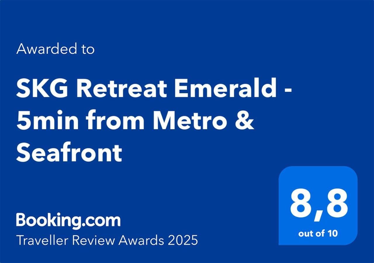 Skg Retreat Emerald - 5Min Walk From Seafront Thessaloníki Exteriör bild